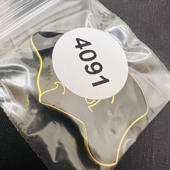 Vintage Albert Elovitz Phantom Of The Opera Black Enamel 1990 Brooch 4091 - Picture 8 of 8